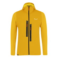 Salewa Fleecejacke Rolle - winddicht, leicht, Bodymapping-Isolierzonen - gelb Herren